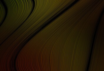 Dark Yellow vector blurred and colored pattern.