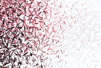 Light Pink, Red vector pattern with sharp lines.