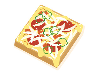 パン9　食パン　ピザトースト