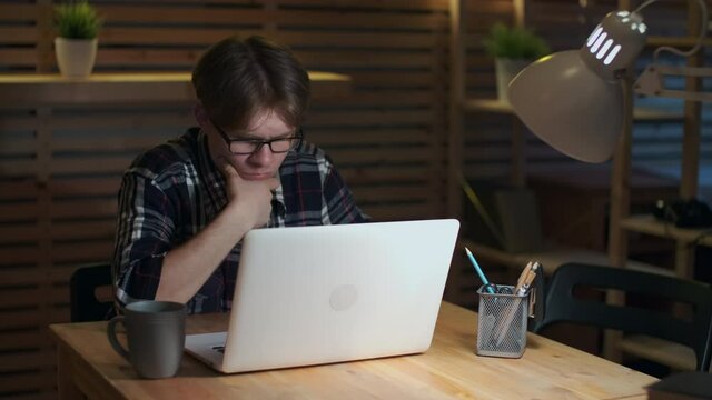 Creative Business Team, Business Project, Hipster Businessmen, Remote Work, Freelance Working. Creative businessman during remote work in the office.