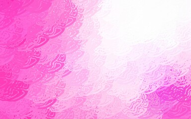 Light Pink vector background with abstract polygonals.