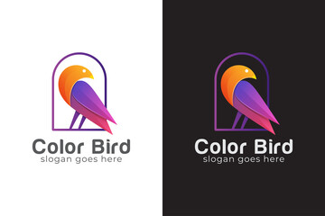 abstract fly bird logo, dove, beauty animal symbol icon
