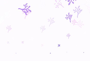 Obraz na płótnie Canvas Light Pink, Blue vector elegant wallpaper with sakura.