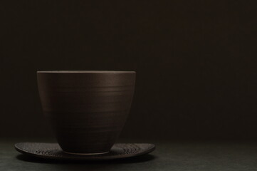 黒い湯吞茶碗