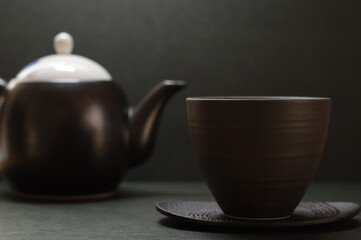 湯吞茶碗と急須