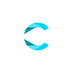 C Logo With Blue Color