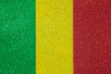 Red Yellow and Green glitter texture abstract background for theme idea design concept