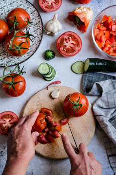 Making Gazpacho