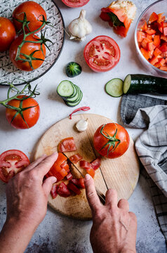 Making Gazpacho