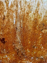 Rusty iron surface: a closeup