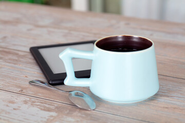 A cup of tea and an ebook