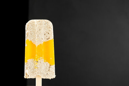 Mango and Chia Iceblock