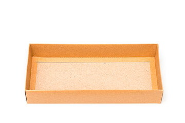 Empty Cardboard Box isolated