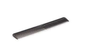 Black barber comb isolated