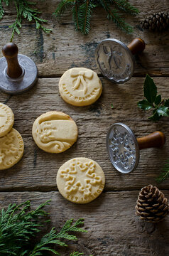 Galletas navidad con sello