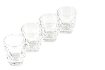 Cocktail Glass Collection - Small Shot. Isolated