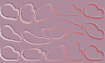 背景素材
ハート　パターン