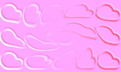 背景素材
ハート　パターン