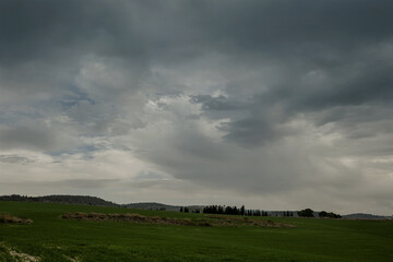 Obraz premium Winter landscape in Israel