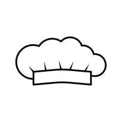 chef hat uniform accessory line style icon