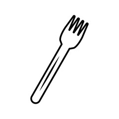 fork kitchen cutlery line style