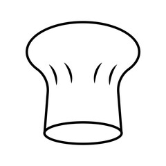 chef hat uniform accessory style line