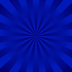 Vintage blue rays gradient, great design for any purposes. Sun texture. Stock image. EPS 10.