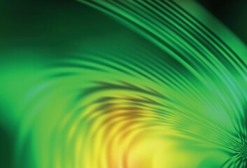 Light Green, Yellow vector abstract blurred layout.