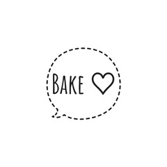 ''Bake'' Lettering