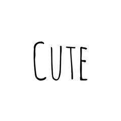 ''Cute'' Lettering