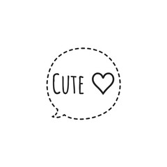 ''Cute'' Lettering