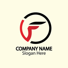 F Letter vector icon