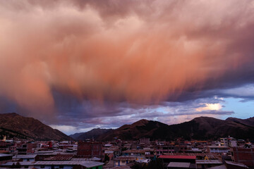 tangled sky in the Andes