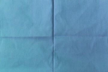 Blue fabric texture background, blank blue fabric pattern background
