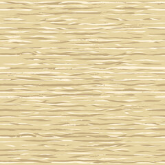 Light beige wood grain texture. Dense lines. Seamless background. Empty natural pattern swatch template. Vector illustration