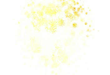 Light Orange vector natural artwork with branches.