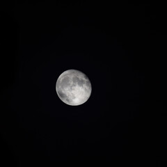 Full moon in the night sky, Great super moon in sky