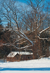 534-56 Door County Winter Barn
