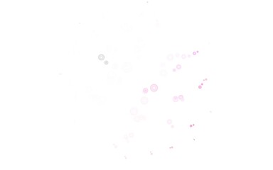 Light Purple, Pink vector background with spots.