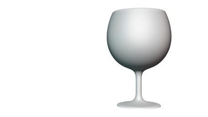 Stielglas in verschiedenen Materialien und Mustern