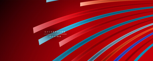 Abstract colorful lines vector background. Internet, big data and technology connections concept, abstract template
