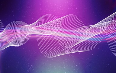 Light Pink vector glossy abstract backdrop. Colorful abstract illustration with gradient. New style for your business design.