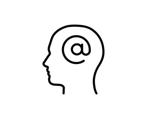 E-mail line icon