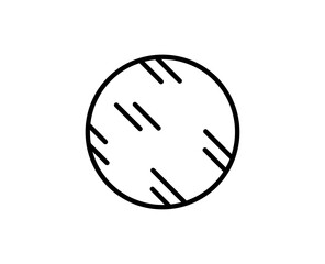 Planet line icon