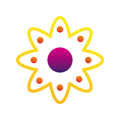 yellow flower company logo colorful design icon