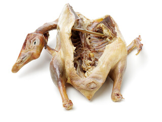 Salted Goose on white background