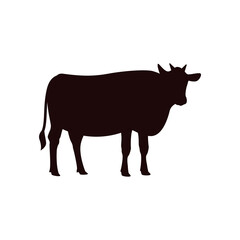 Cow icon design template vector isolated illustration