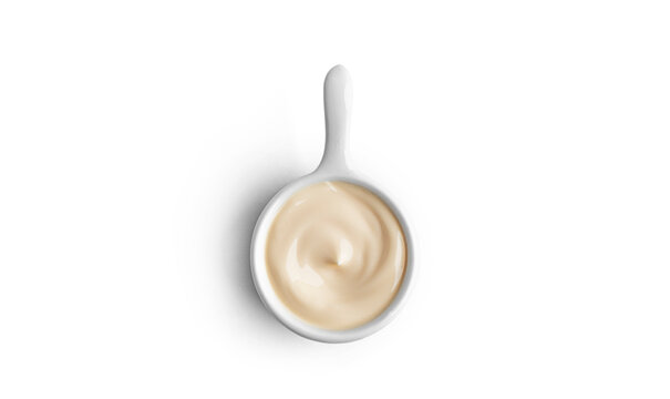 Mayonnaise isolated on a white background. High quality photo