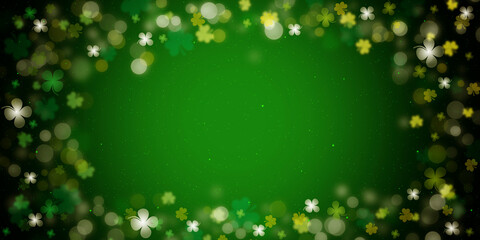 
St. Patrick's Day, Green background by a St. Patrick's Day