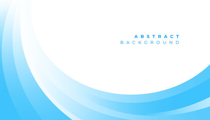 Abstract blue wavy business style background. Eps10 Vector	